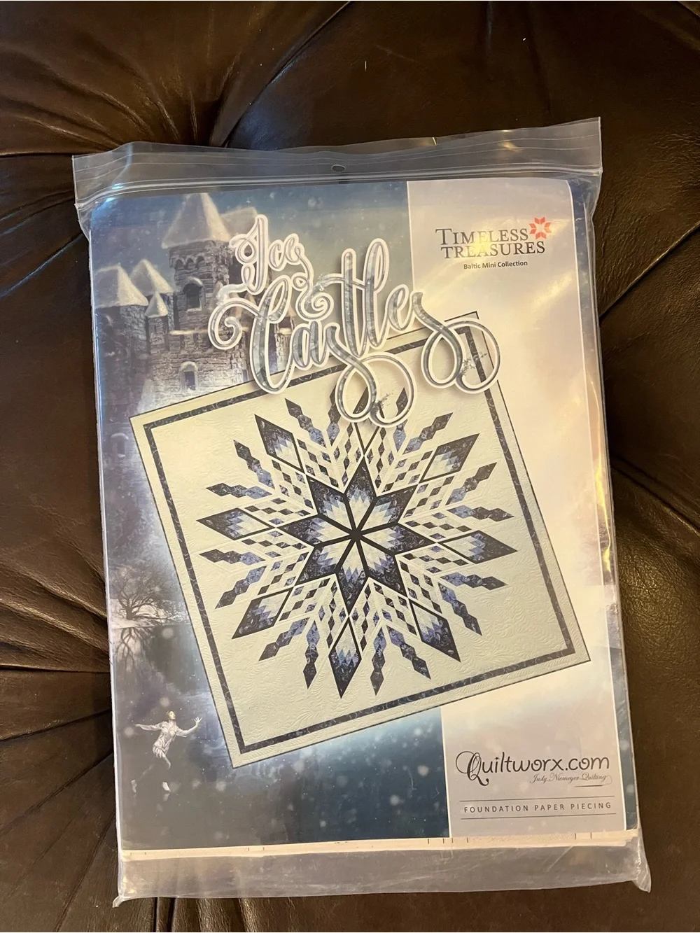 Blue Ice Castles Quilt Kit